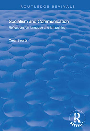 Imagen de archivo de Socialism and Communication a la venta por Blackwell's