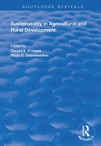 Stock image for Sustainability in Agricultural and Rural Development for sale by Blackwell's