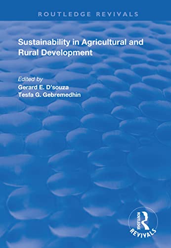 Stock image for Sustainability in Agricultural and Rural Development (Routledge Revivals) for sale by Reuseabook