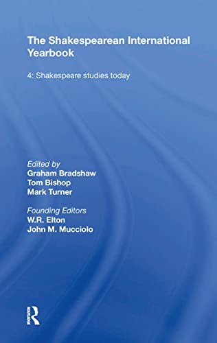Stock image for The Shakespearean International Yearbook. Volume 4 Shakespeare Studies Today for sale by Blackwell's