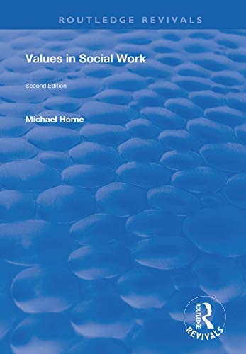 Beispielbild fr Values in Social Work zum Verkauf von Blackwell's