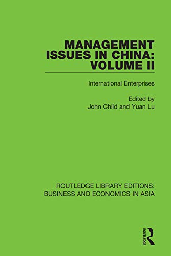 Imagen de archivo de Management Issues in China. Volume 2 International Enterprises a la venta por Blackwell's