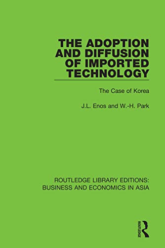 Stock image for The Adoption and Diffusion of Imported Technology: The Case of Korea (Routledge Library Editions: Business and Economics in Asia) for sale by California Books