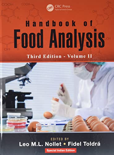 9781138367791: Handbook of Food Analysis in 2 Vols 3rd edn [Hardcover] Nollet, Leo M L & Fidel Toldra eds