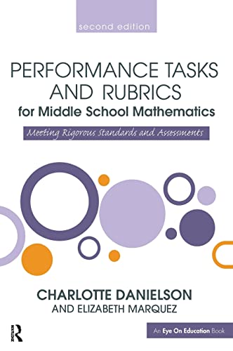 Beispielbild fr Performance Tasks and Rubrics for Middle School Mathematics: Meeting Rigorous Standards and Assessments zum Verkauf von Blackwell's