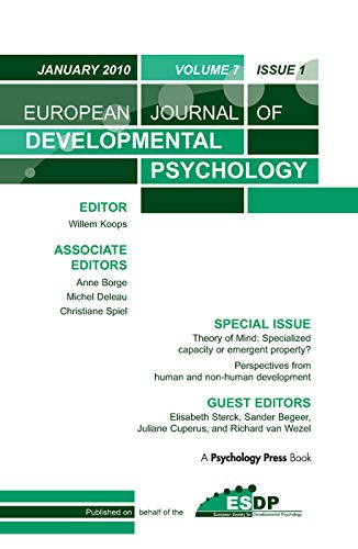Stock image for Theory of Mind: Specialized Capacity or Emergent Property? Perspectives from Non-human and Human Development: A Special Issue of the European Journal . European Journal of Developmental Psychology) for sale by Lucky's Textbooks