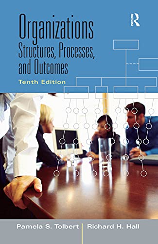 Imagen de archivo de Organizations: Structures, Processes, and Outcomes a la venta por Revaluation Books