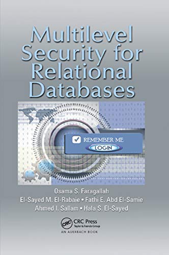 Stock image for Multilevel Security for Relational Databases for sale by dsmbooks