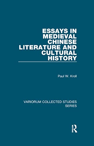 Beispielbild fr Essays in Medieval Chinese Literature and Cultural History zum Verkauf von Blackwell's