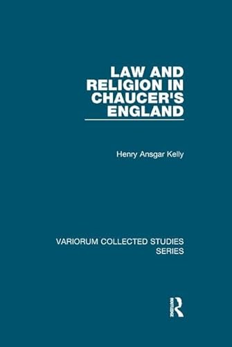 Beispielbild fr Law and Religion in Chaucer's England zum Verkauf von Blackwell's