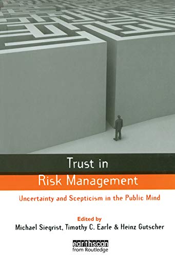 Stock image for Trust in Risk Management for sale by Blackwell's