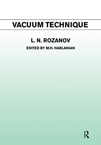 Imagen de archivo de Vacuum Technique a la venta por Blackwell's