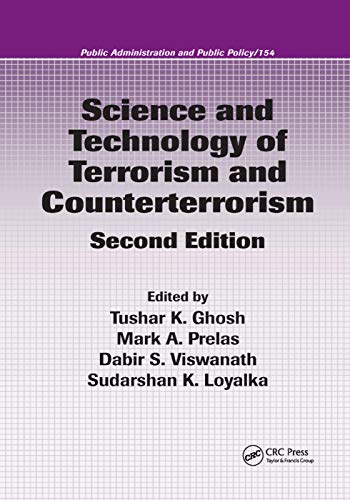 Stock image for Science and Technology of Terrorism and Counterterrorism for sale by Blackwell's