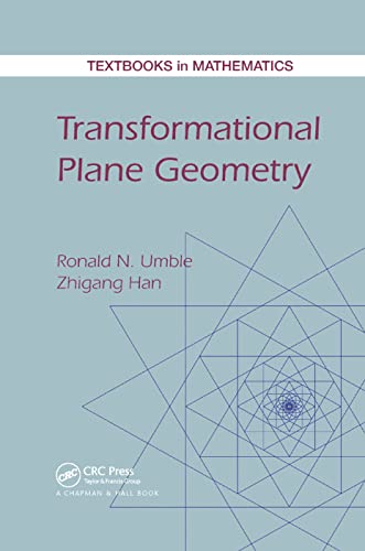 Imagen de archivo de Transformational Plane Geometry (Textbooks in Mathematics) a la venta por SecondSale