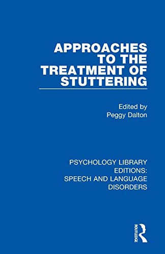 Imagen de archivo de Approaches to the Treatment of Stuttering a la venta por Blackwell's