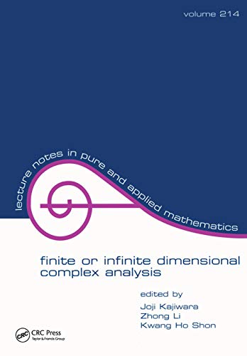 Stock image for Finite or Infinite Dimensional Complex Analysis (Lung Biology in Health and Disease) for sale by Chiron Media