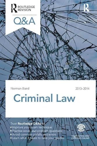 Stock image for Q&A Criminal Law 2013-2014 for sale by Mispah books