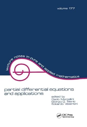 Beispielbild fr Partial Differential Equations and Applications zum Verkauf von Blackwell's