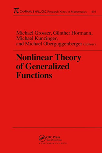 Stock image for Nonlinear Theory of Generalized Functions for sale by Blackwell's