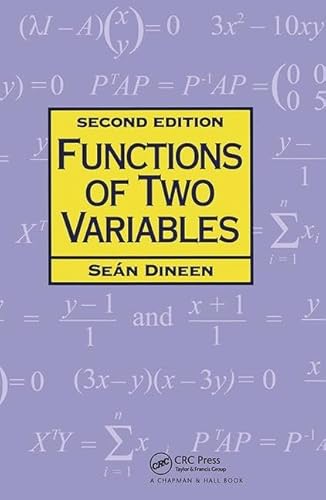 Imagen de archivo de Functions of Two Variables a la venta por Chiron Media