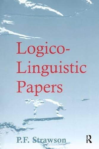 Stock image for Logico-Linguistic Papers for sale by Chiron Media