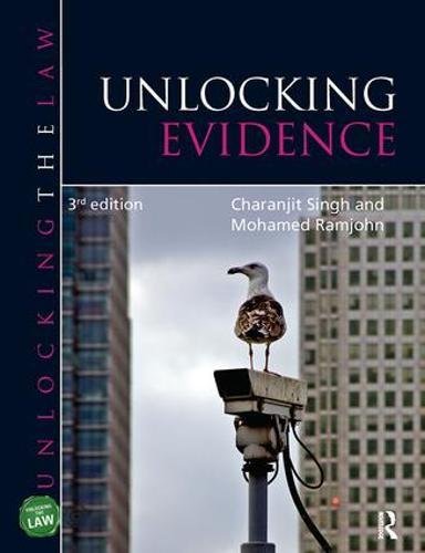 9781138425552: Unlocking Evidence (Unlocking the Law)