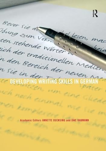 Beispielbild fr Developing Writing Skills in German zum Verkauf von Mispah books