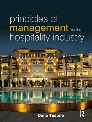 Stock image for Principles of Management for the Hospitality Industry for sale by AwesomeBooks
