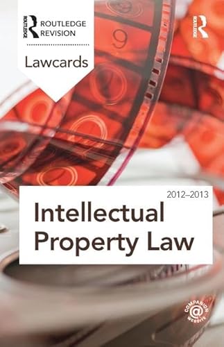 9781138435759: Intellectual Property Lawcards 2012-2013