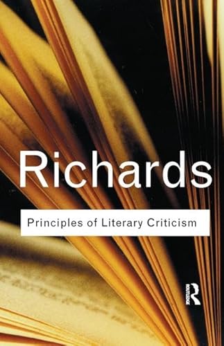 9781138439870: Principles of Literary Criticism