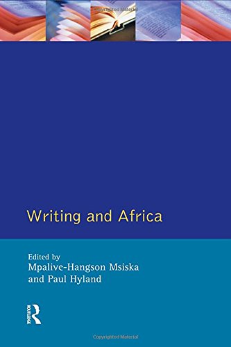 9781138439955: Writing and Africa (Crosscurrents)