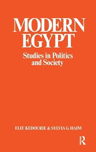 9781138452138: Modern Egypt: Studies in Politics and Society