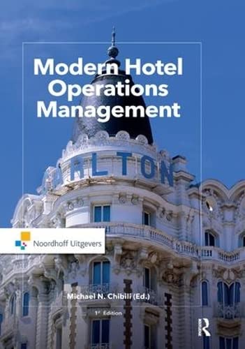 9781138455511: Modern Hotel Operations Management (Routledge-Noordhoff International Editions)