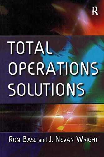 Beispielbild fr Total Operations Solutions zum Verkauf von Chiron Media