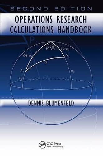 Stock image for Operations Research Calculations Handbook, Second Edition for sale by Chiron Media