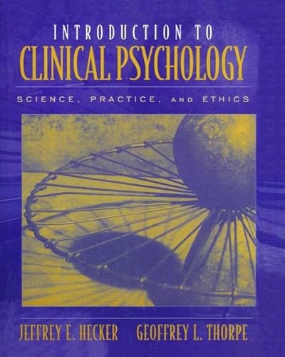 9781138461901: Introduction to Clinical Psychology