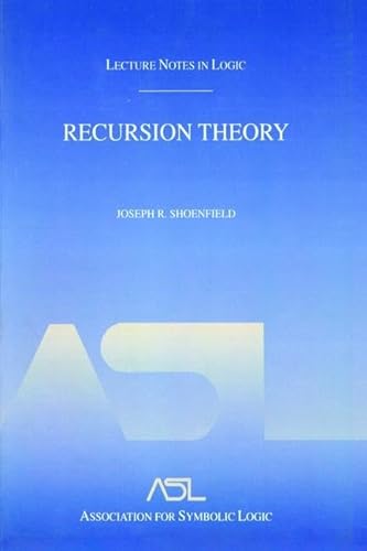 9781138466876: Recursion Theory: Lecture Notes in Logic 1