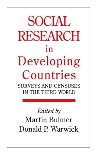 9781138468139: Social Research In Developing Countries: Surveys And Censuses In The Third World