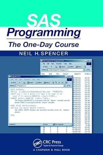 9781138469389: SAS Programming: The One-Day Course
