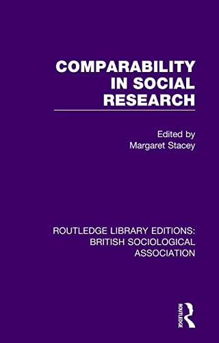 Beispielbild fr Comparability in Social Research zum Verkauf von Blackwell's