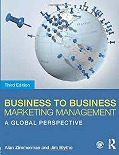 Imagen de archivo de Business to Business Marketing Management a la venta por dsmbooks