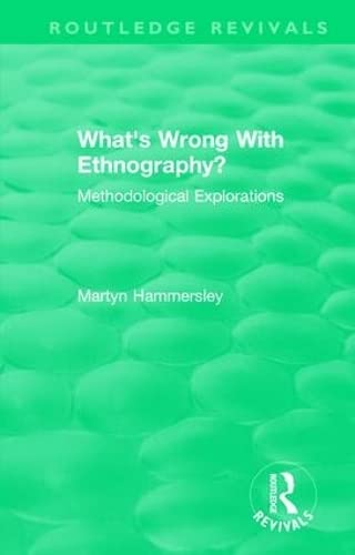 Stock image for What's Wrong With Ethnography? for sale by Blackwell's
