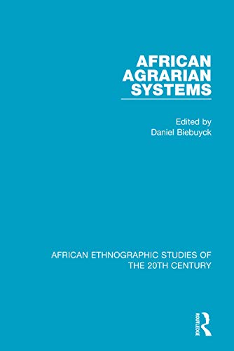 Beispielbild fr African Agrarian Systems zum Verkauf von Blackwell's