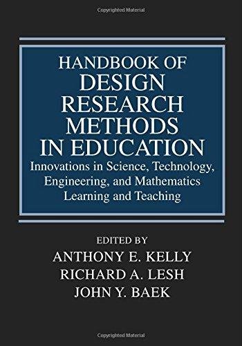 Imagen de archivo de Handbook Of Design Research Methods In Education: Innovations In Science, Technology, Engineering, And Mathematics Learning And Teaching a la venta por Mispah books