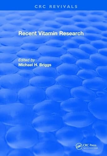 Stock image for Recent Vitamin Research 1984 for sale by Revaluation Books