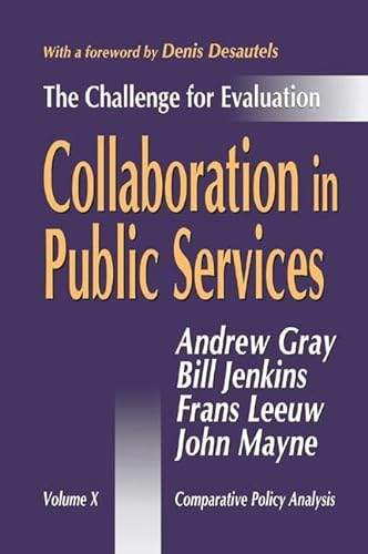 Beispielbild fr Collaboration in Public Services zum Verkauf von Blackwell's