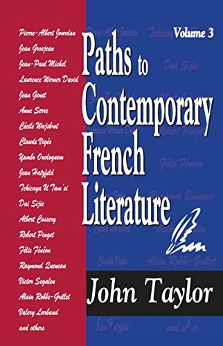 Stock image for Paths to Contemporary French Literature for sale by Blackwell's