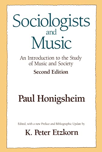 Stock image for Sociologists and Music for sale by Blackwell's