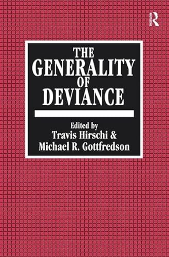 Stock image for The Generality of Deviance for sale by Blackwell's