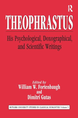 Imagen de archivo de Theophrastus a la venta por Blackwell's